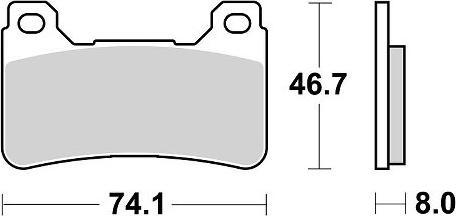 Produktbild SBS Go Ahead 809DC (Sintermetall)