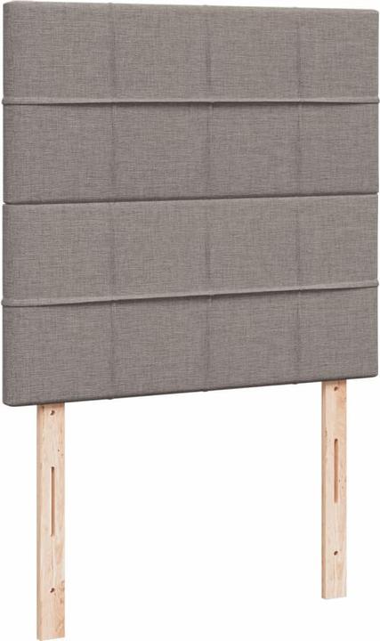 Actual product image vidaXL Bo x springbett mit Matratze 140 x 200 cm Stoff (140 x 200 cm)