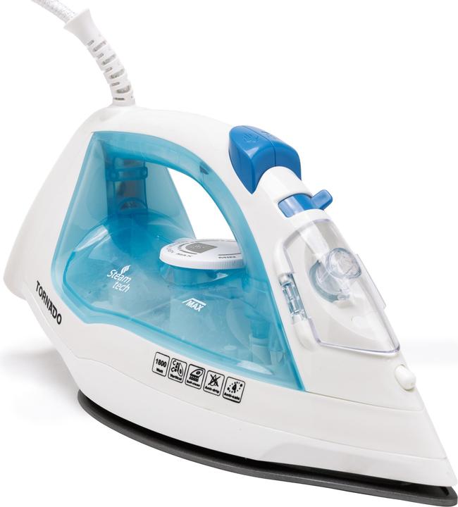 Actual product image Magni Tornado steam iron TST-1800B Blue/White (160 g/min)