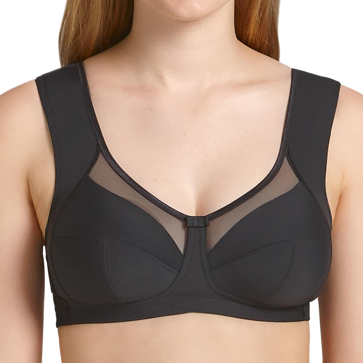 Anita, BH, Clara Entlastungs BH ohne Bügel, Schwarz, (100 D, Einzelpack)