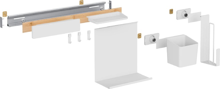 Produktbild tesa Küchenorganizer Kombi-Set L zum Kleben