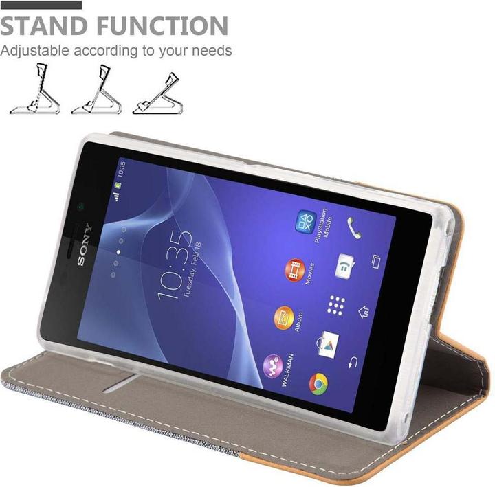 Produktbild Cadorabo Jeans Optik (Sony Xperia M2, Sony Xperia M2 Aqua)