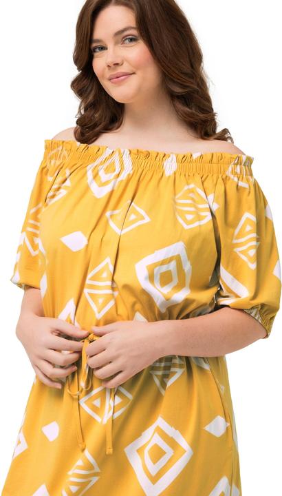 Produktbild Ulla Popken Maxikleid, Carmen-Ausschnitt, Halbarm (46, 48)