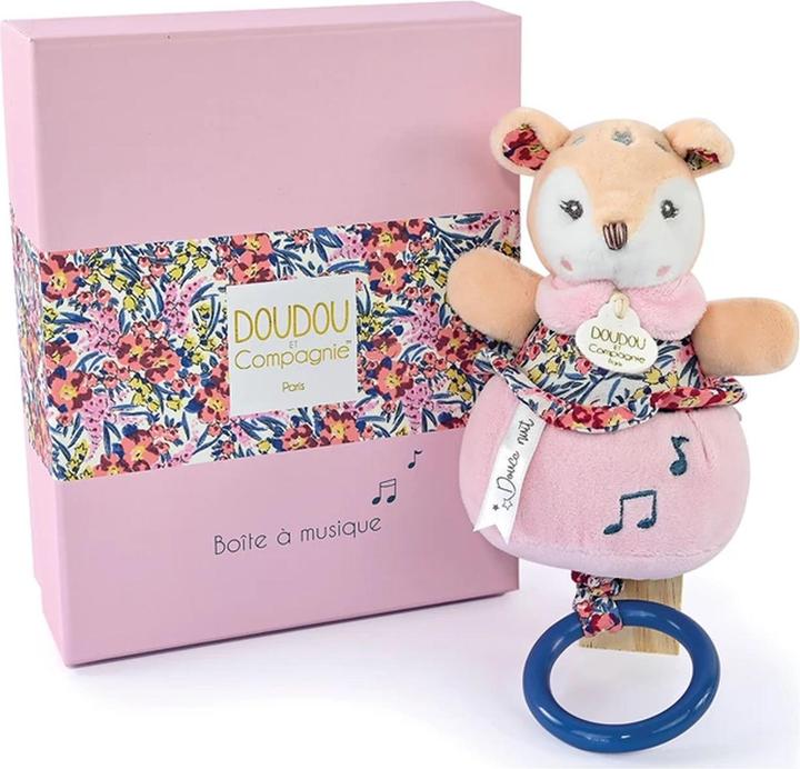Image du produit Doudou et Compagnie Boîte à musique faon 20cm