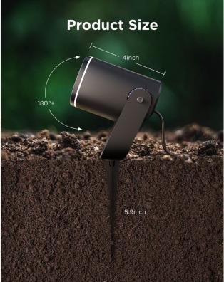 Actual product image Govee Outdoor Spotlights 2-Pack (700 lm, IP44, IP67)