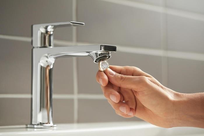 Productafbeelding hansgrohe Rebris E Einhebel-Waschtischarmatur 110 CoolStart ohne Ablaufgarnitur
