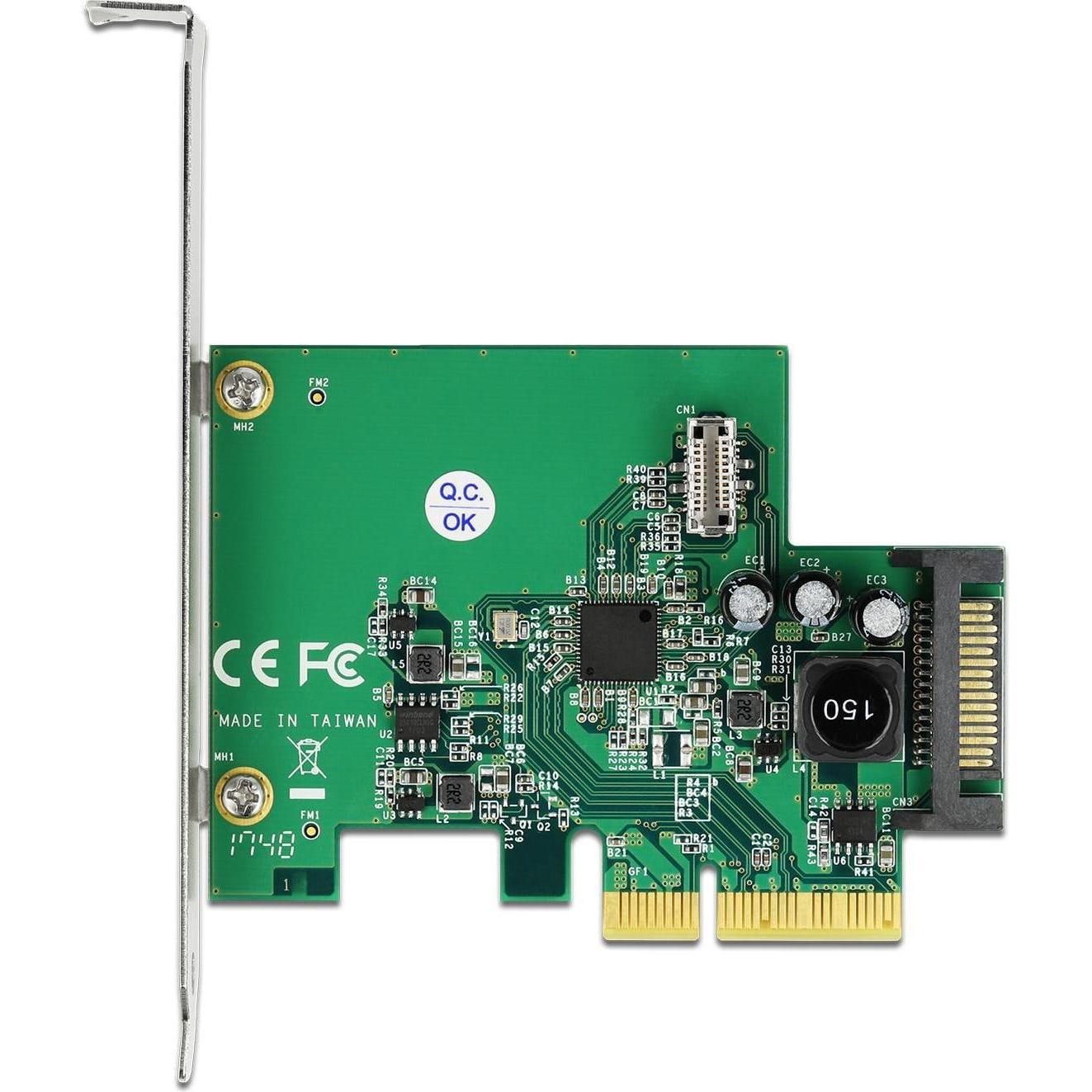 Thumbnail - Delock PCI Express Karte zu 1 x intern USB 3.2 Gen 2 Key B 20 Pin Buchse, Kontrollerkarte