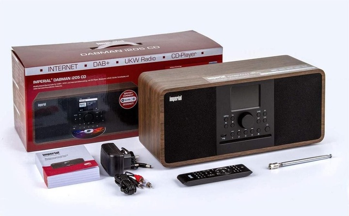 Produktbild Imperial Dabman i205 CD (Internetradio, DAB+, UKW, FM, Bluetooth, WLAN)