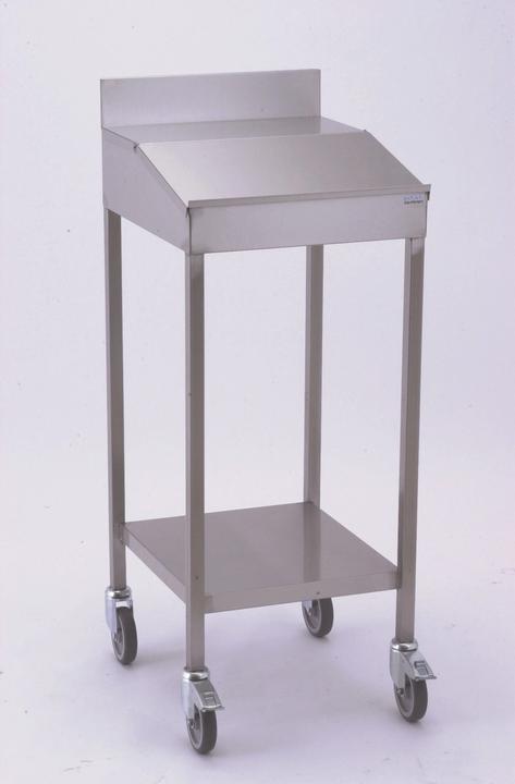 Actual product image Tournus Stainless steel desk with flap