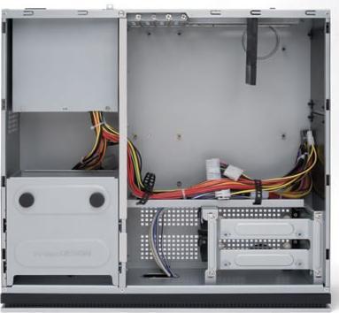 Actual product image Antec NSK2480, Micro ATX case, silver (mATX)