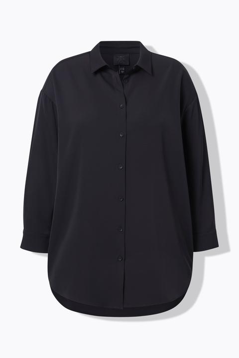 Immagine prodotto Ulla Popken Longbluse, oversized, Hemdkragen, Langarm (60)