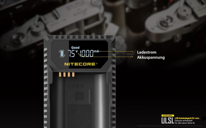 Actual product image Nitecore Ulsl (Camera battery charger)