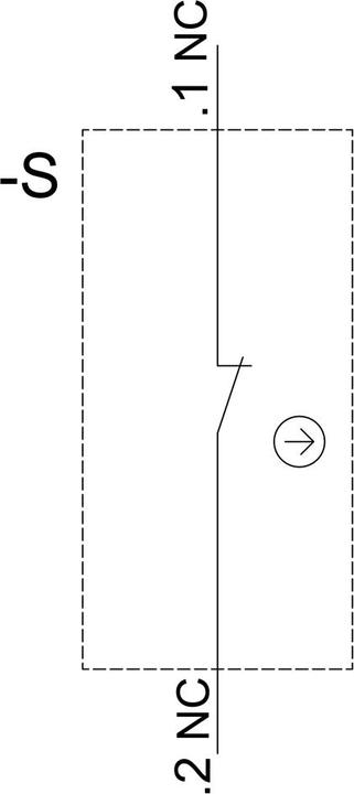 Actual product image Siemens Pushbutton 22mm black 1NC
