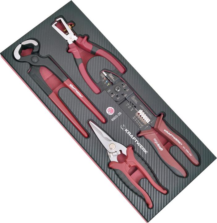 Actual product image Kraftwerk 4-p. Eva3 pliers/scissor set (168 mm)