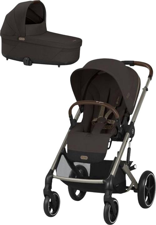 Cybex Balios S Lux Kinderwagen inkl. Babywanne / 2in1 Kombikinderwagen (0 Monate - 4 Jahre)