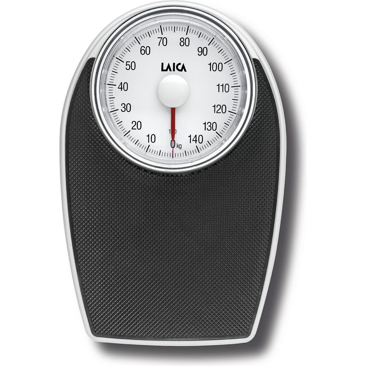 Laica, Bilancia Pesapersone, PS2024 Bilance Pesapersone Nero, Bianco Bilancia Pesapersone Meccanica (150 Kg)