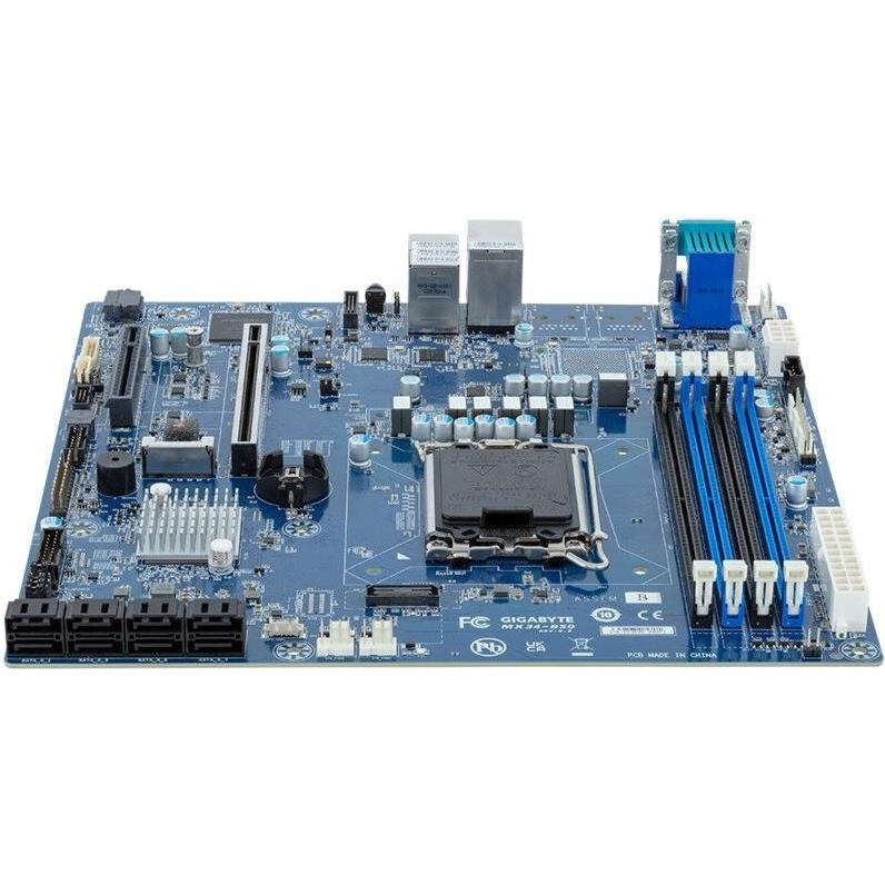 Thumbnail - Gigabyte Płyta główna MX34-BS0(MR) 1x LGA1700 Intel Xeon E-24XX C262 (4x DIMM 8x SATA 1xM.2 2x1Gb (LGA 1700, mATX), Main...