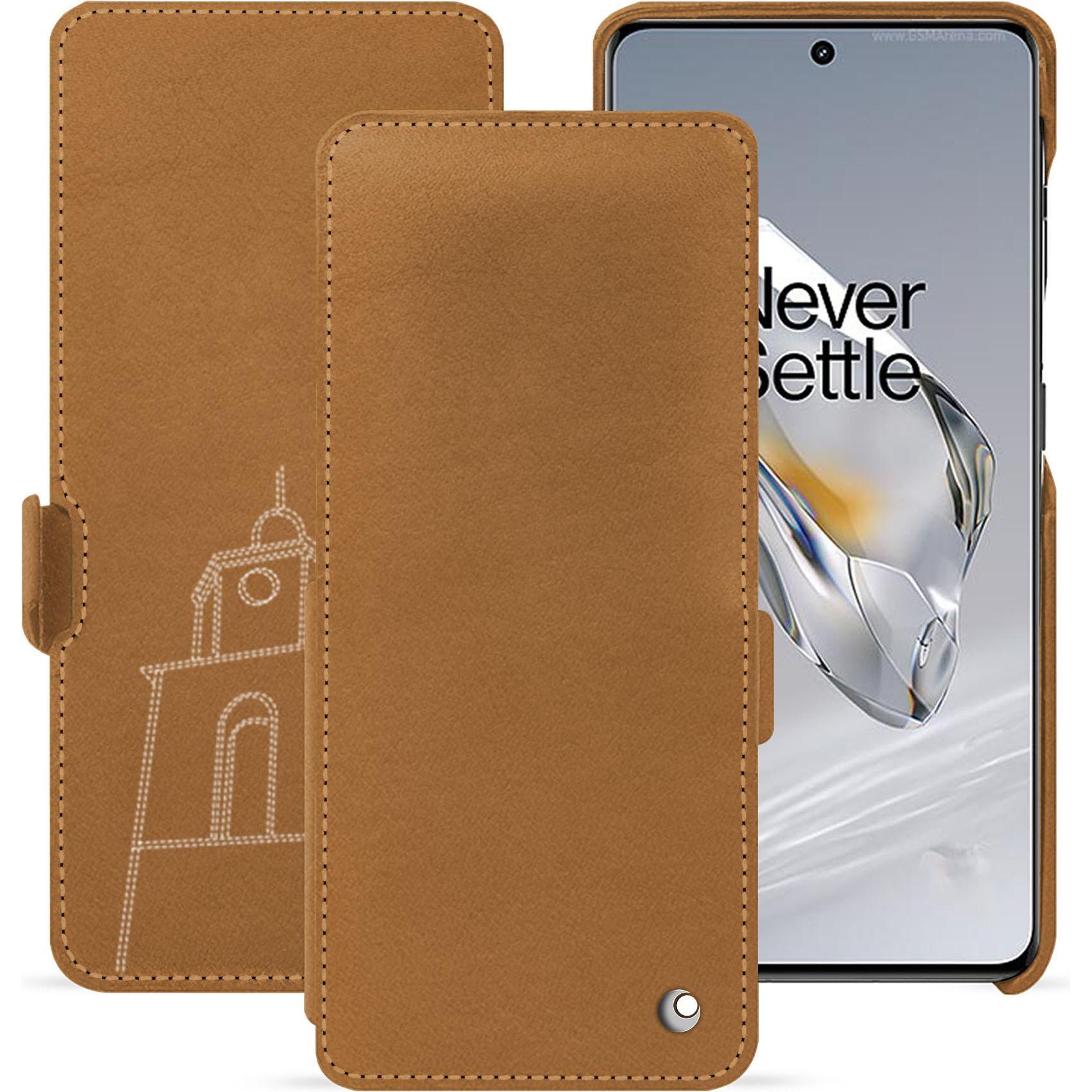 Thumbnail - Noreve Lederschutzhülle horizontal (OnePlus 11), Smartphone Hülle, Braun
