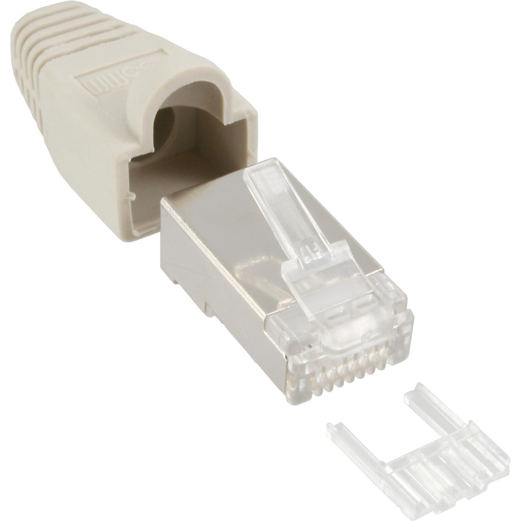 InLine Crimpstecker RJ45 geschirmt (S/FTP, CAT5e), Netzwerkkabel