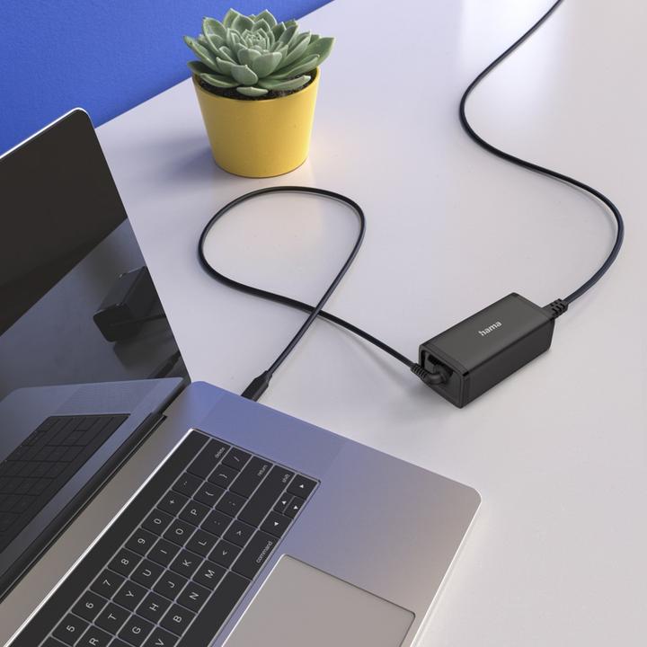 Image du produit Hama Universal-USB-C-Notebook-Netzteil, GaN, Power Delivery (PD), 5-20V/100W (100 W)