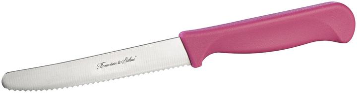 Immagine prodotto Rosenstein & Söhne Set di 6 coltelli da colazione colorati con bordo dentellato (11.40 cm)