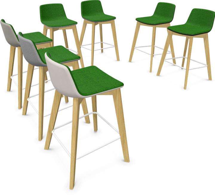 Actual product image Narbutas Twist & Sit Bar Stool