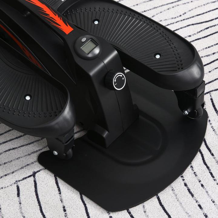 Image du produit Homcom Mini stepper avec écran LCD Vélo d'appartement Vélo à pédales avec résistance réglable en continu