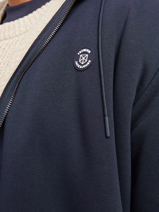 Actual product image Jack & Jones Plus single-coloured hooded jacket Hooded jacket (6XL)