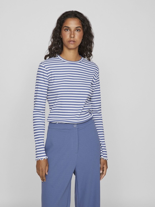 Actual product image Vila Ribbed top with long sleeves (M)