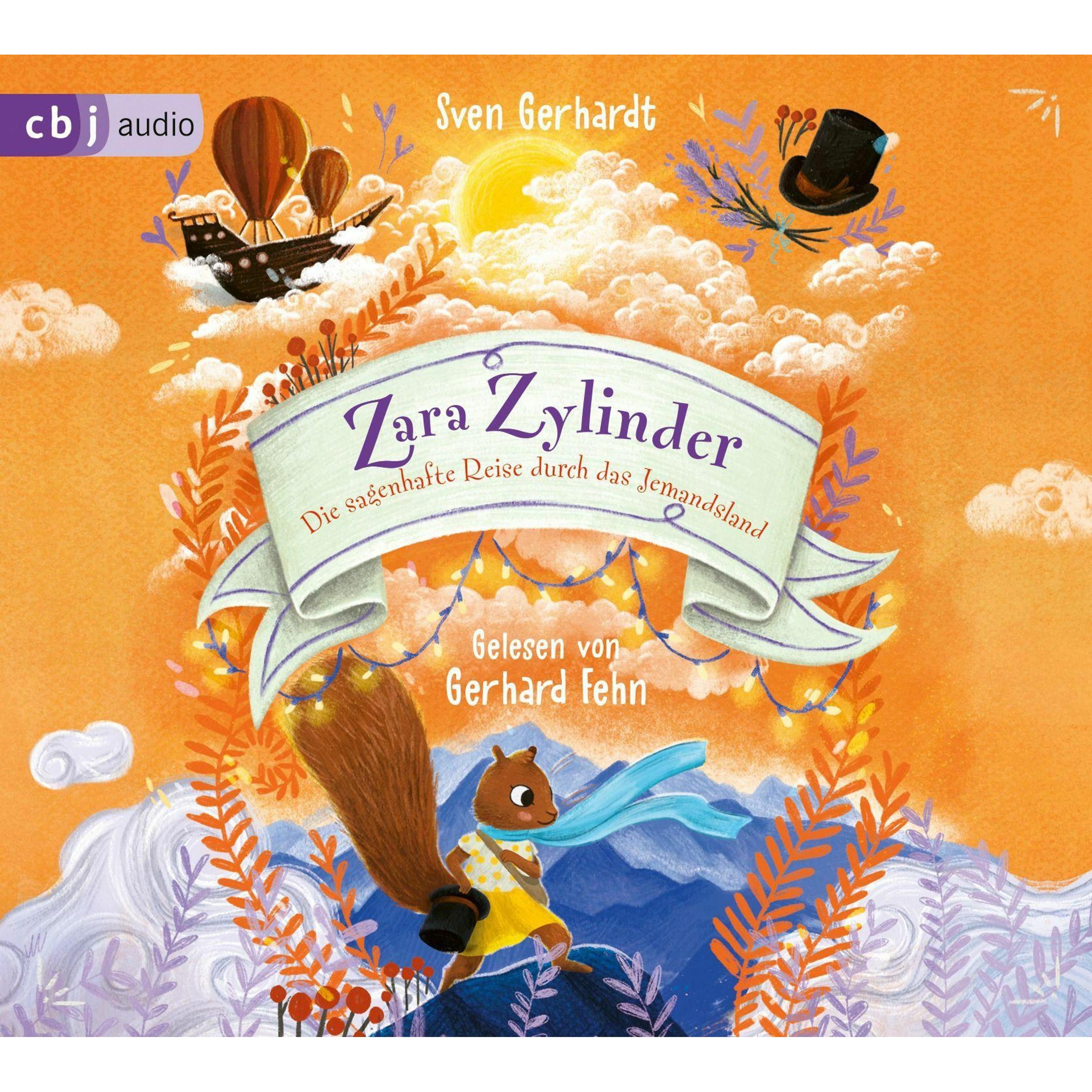 Thumbnail - Zara Zylinder – Die sagenhafte Reise durch das Jemandsland, Hörbücher von Sven Gerhardt, Gerhard Fehn