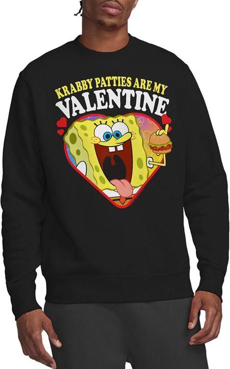 Produktbild Spongebob Squarepants Krabby Patties Are My Valentine Sweatshirt (M)