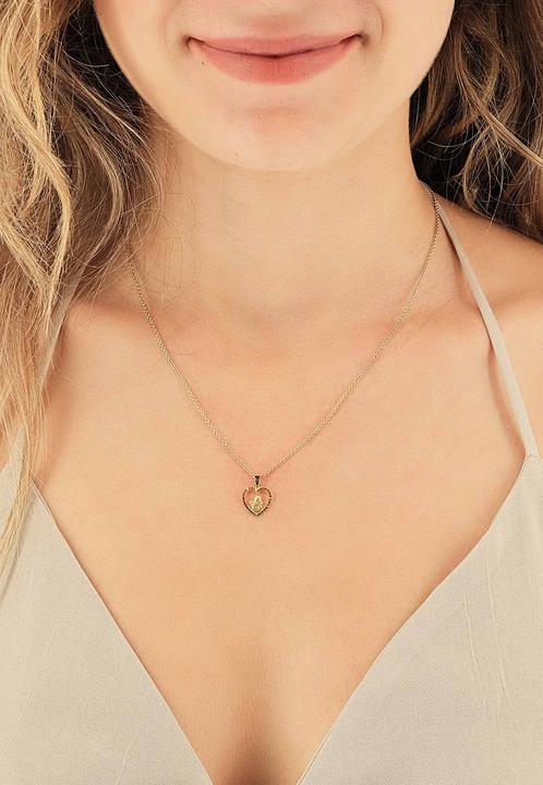 Produktbild Muau Angel pendant yellow gold 750 heart shape cut out, 15x11mm (750/18K Gelbgold)