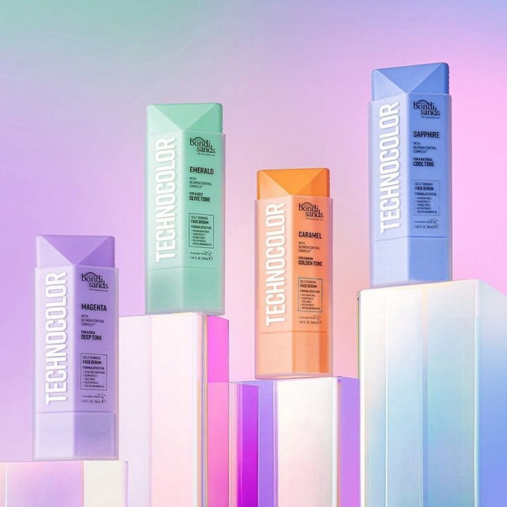 Produktbild Bondi Sands Technocolor Emerald Selbstbräuner Gesichtsserum Einfache Anwendung Streifenfreie Bräune (Selbstbräunungsserum, 50 ml)