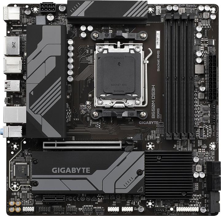 Produktbild Gigabyte GBT AMD AM5 B650M DS3H (AM5, AMD B650, mATX)