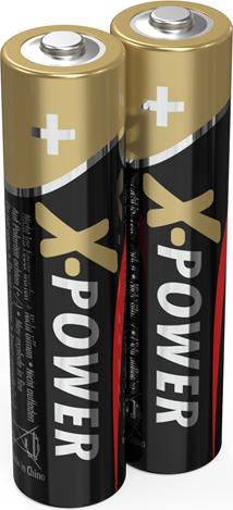 Actual product image Ansmann 1x2 Alkaline Micro AAA LR 03 X-Power (2 pcs., AAA)