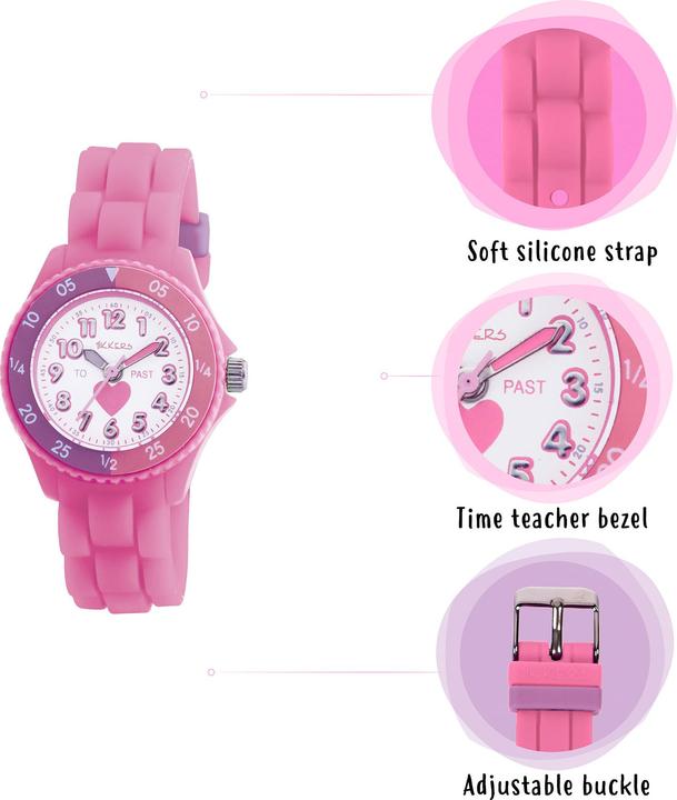 Immagine prodotto Tikkers Insegnante del tempo dei bambini (Orologio da polso analogico)