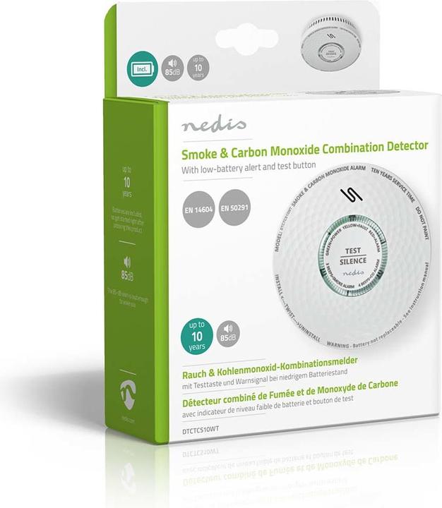 Produktbild Nedis Rauch und Kohlenmonoxid-Alarm