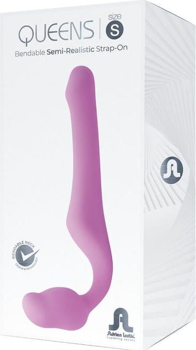 Actual product image Adrien Lastic Queens S Strapless Strap-On Dildo Size S Silicone Pink