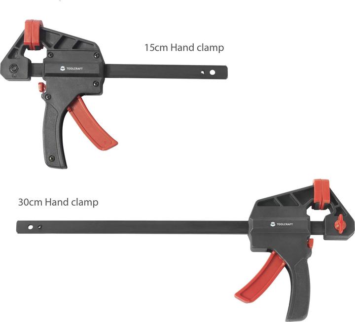 Produktbild Toolcraft Einhand-Spannzwinge (300 mm)