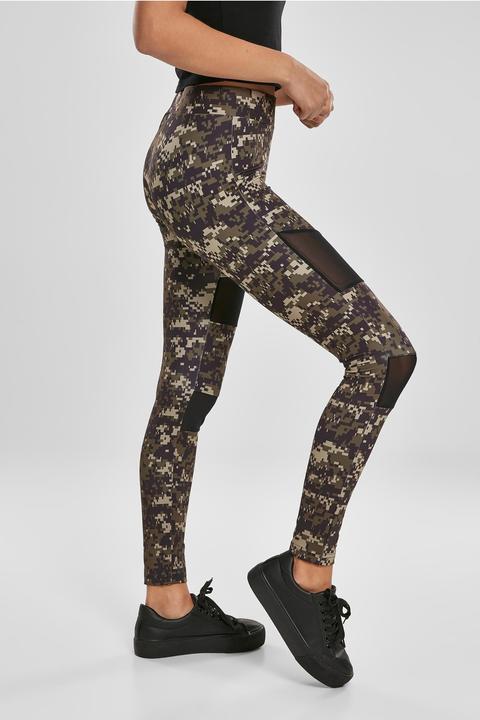 Actual product image Urban Classics Ladies Camo Tech Mesh Leggings (S)