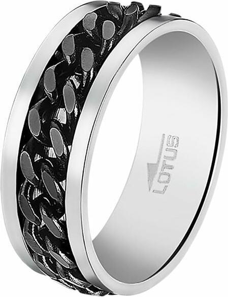 Produktbild Lotus Edelstahlring, Herren (60)