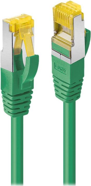 Actual product image Lindy 7.5m RJ45 S/FTP LSZH Network Cable, Green Cat.6A Plug,Cat.7 Raw Cable (S/FTP, CAT6a, 7.50 m)