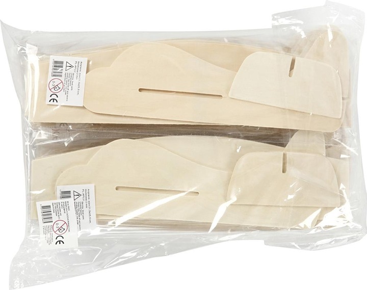 Actual product image Creativ Company Versier je Houten Vliegtuig, 20st.