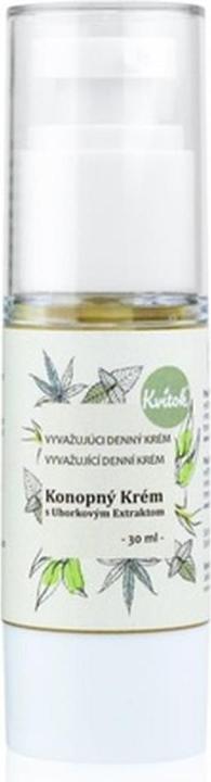 Immagine prodotto Kvitok Crema all'olio di cannabis con estratto di cetriolo 30 ml - Crema viso per pelli grasse (30 ml, Tonico per il viso)