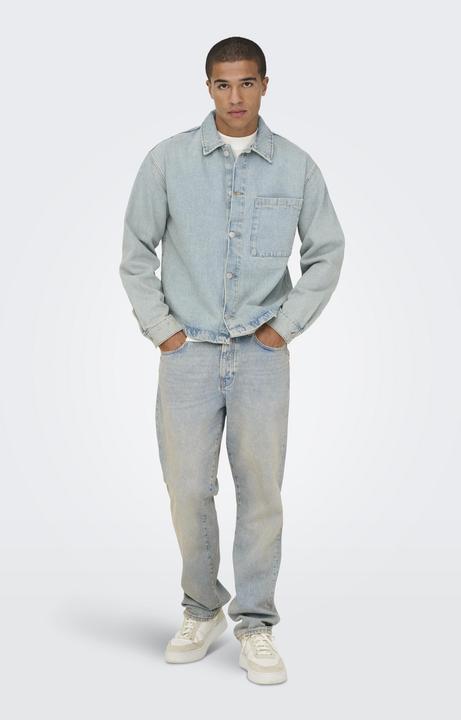 Immagine prodotto Only & Sons ONSEDGE Mittlere Taille Gerade geschnitten Jeans Normal geschnitten jeans (W33/L34)