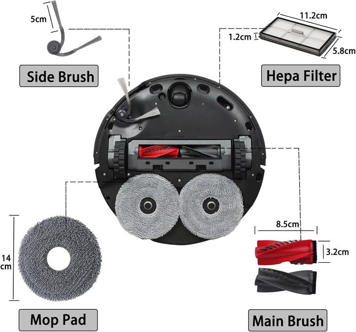 Image du produit Geoviizon Zubehör-Set für Saros 10R Staubsauger (20-teilig)