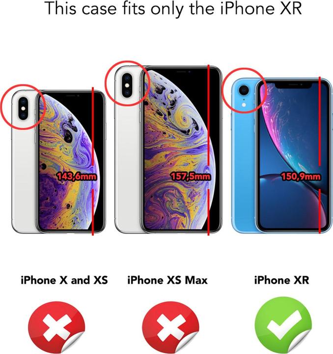 Produktbild Nalia 360 Grad Handyhülle (Apple iPhone XR)