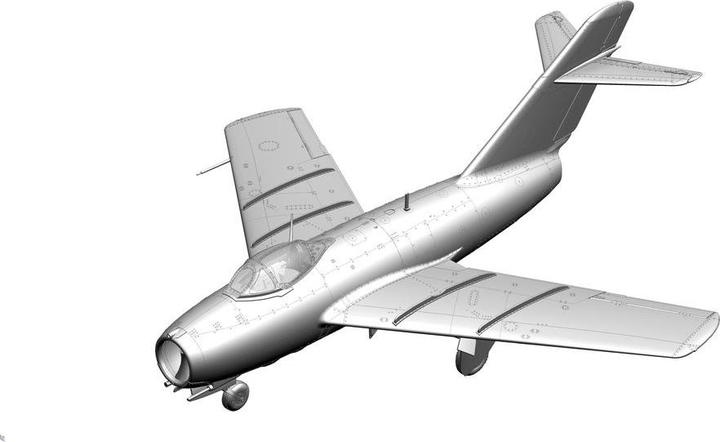 Actual product image Bronco MiG-15 to Fagot-B