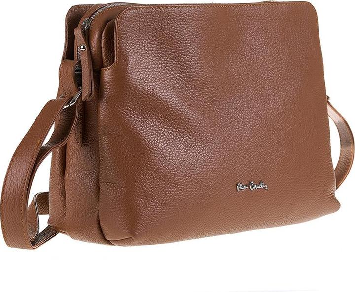 Produktbild Pierre Cardin Damen Umhängetasche Made In Italy - Modell Aralia Lux - 100% Leder - 30.0 X 23.0 X 13.0 Cm