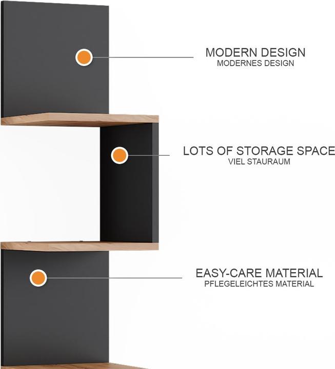 Actual product image Vicco Paolo (28 x 28 x 175.40 cm)